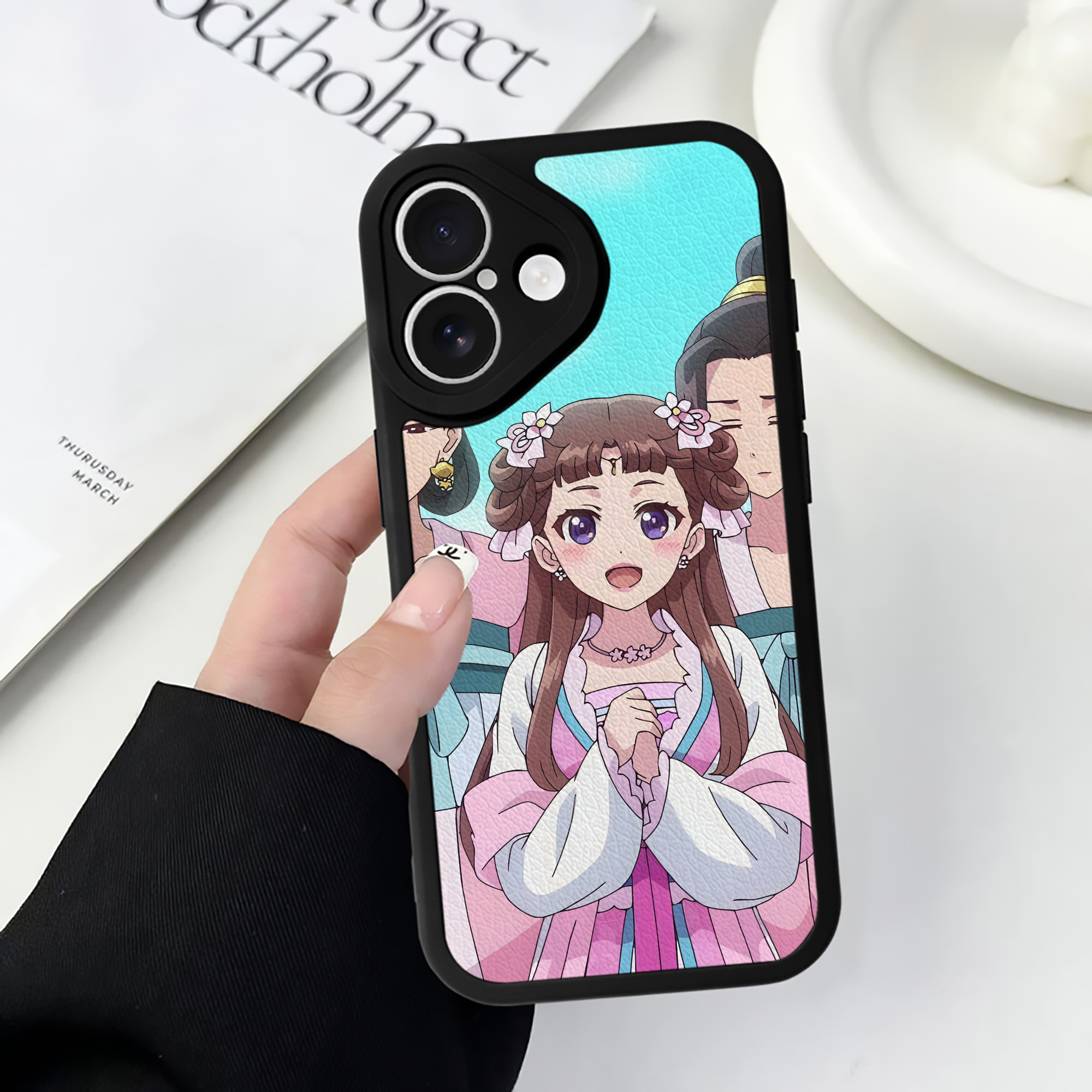 薬屋のひとりごと The Apothecary Diaries 【iPhone 16シリーズ対応】シリコンスマホケース（レザー調） 材質：シリコン